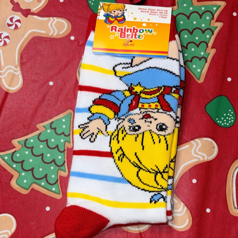 3/$18 bundle Rainbow Brite Character Socks